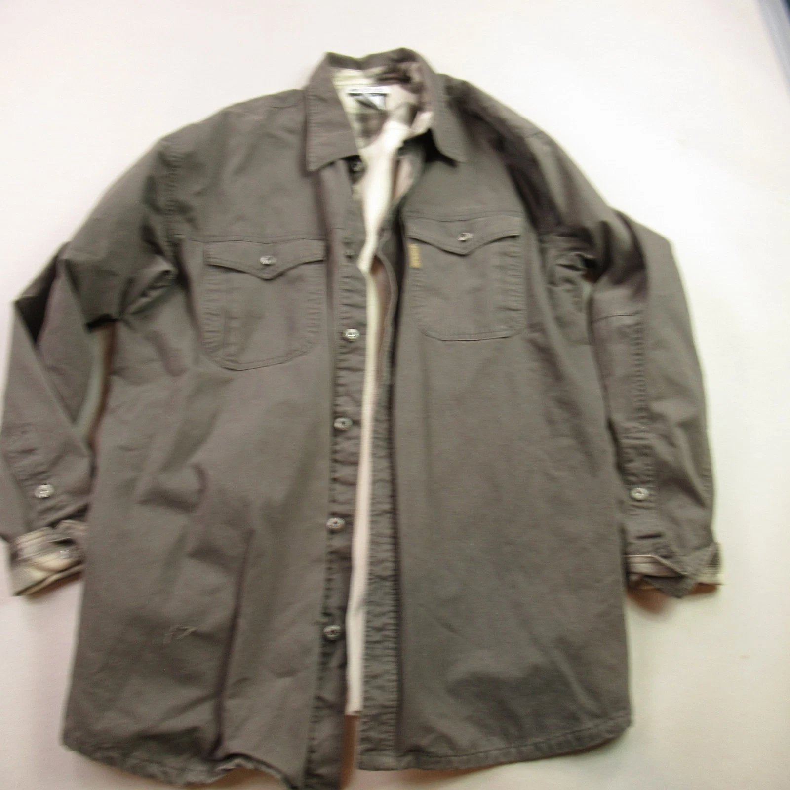 Columbia Jacket Mens XL Long Sleeve Outdoor Lightweight Casual Button Pockets