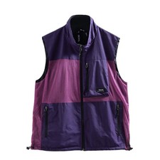 Taion Mountain Reversible Mesh Vest Dark Purple / Black