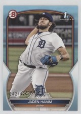 2023 Bowman Draft Sky Blue 242/499 Jaden Hamm #BD-154 0v33