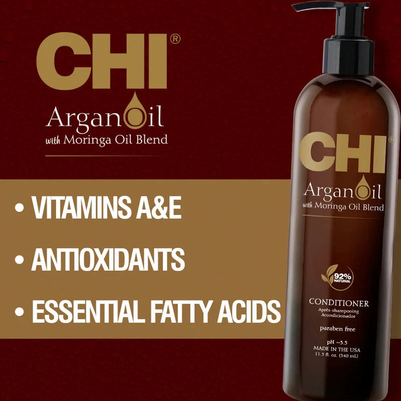CHI Argan Oil With Moringa Oil Conditioner Sulfate & Paraben Free 25 fl oz - Image 2 of 4