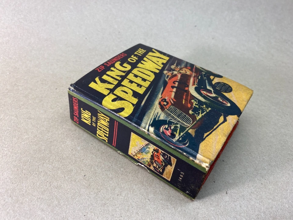 1939 Big Little Book Zip Saunders King of the Speedway, Fine Cond. #1465. Foto 3 de 4