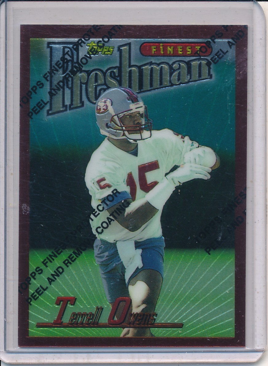 1996 Topps Finest - Terrell Owens #338 (RC)
