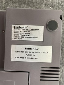 Nintendo NES-001 Console Japan 2 Controllers Game Genie Cables Tested