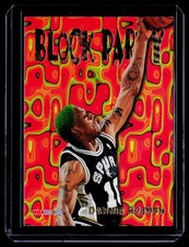 1995-96 Hoops #2 Dennis Rodman Block Party BK73