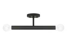 Livex Lighting 51139-04 Copenhagen Semi-Flush Mount Black