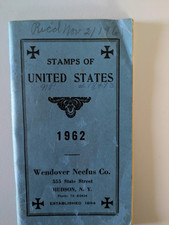 STAMPS OF THE UNITED STATES 1962 PRICE LIST