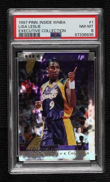 1997 Pinnacle Inside WNBA Executive Collection Lisa Leslie PSA 8 Rookie RC HOF