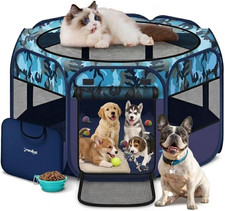 Pop up Dog and Cat Playpen, Portable Foldable Pet Tent