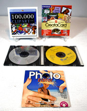 CLIP ART GRAPHICS AND PHOTO EDITORS: Classic Collection Bundle of 5 Computer CDs