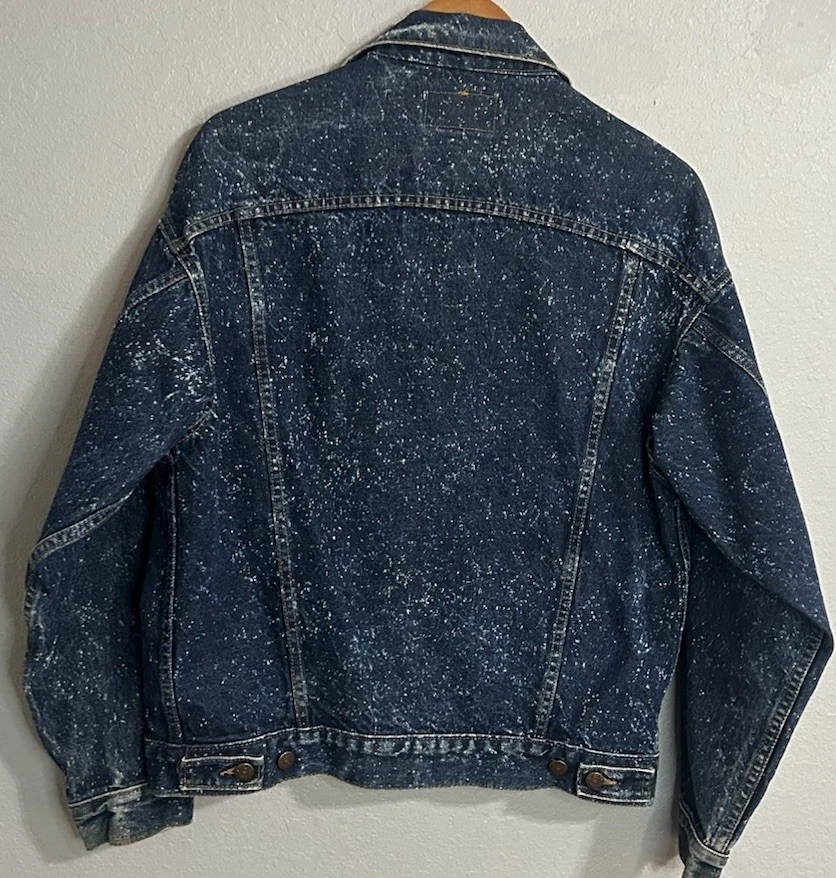 Chaqueta Vaquera Levi's Vintage Talla Mediana Hecha en EE. UU. 70507 0229 Galactic Foto 4 de 4