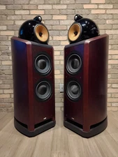 B&W (Bowers & Wilkins) Nautilus 802 - Dark Red Cherry, 1 Owner w/ Boxes
