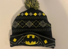 Youth Boys Beanie Batman Winter Hat ski Snow Boarding