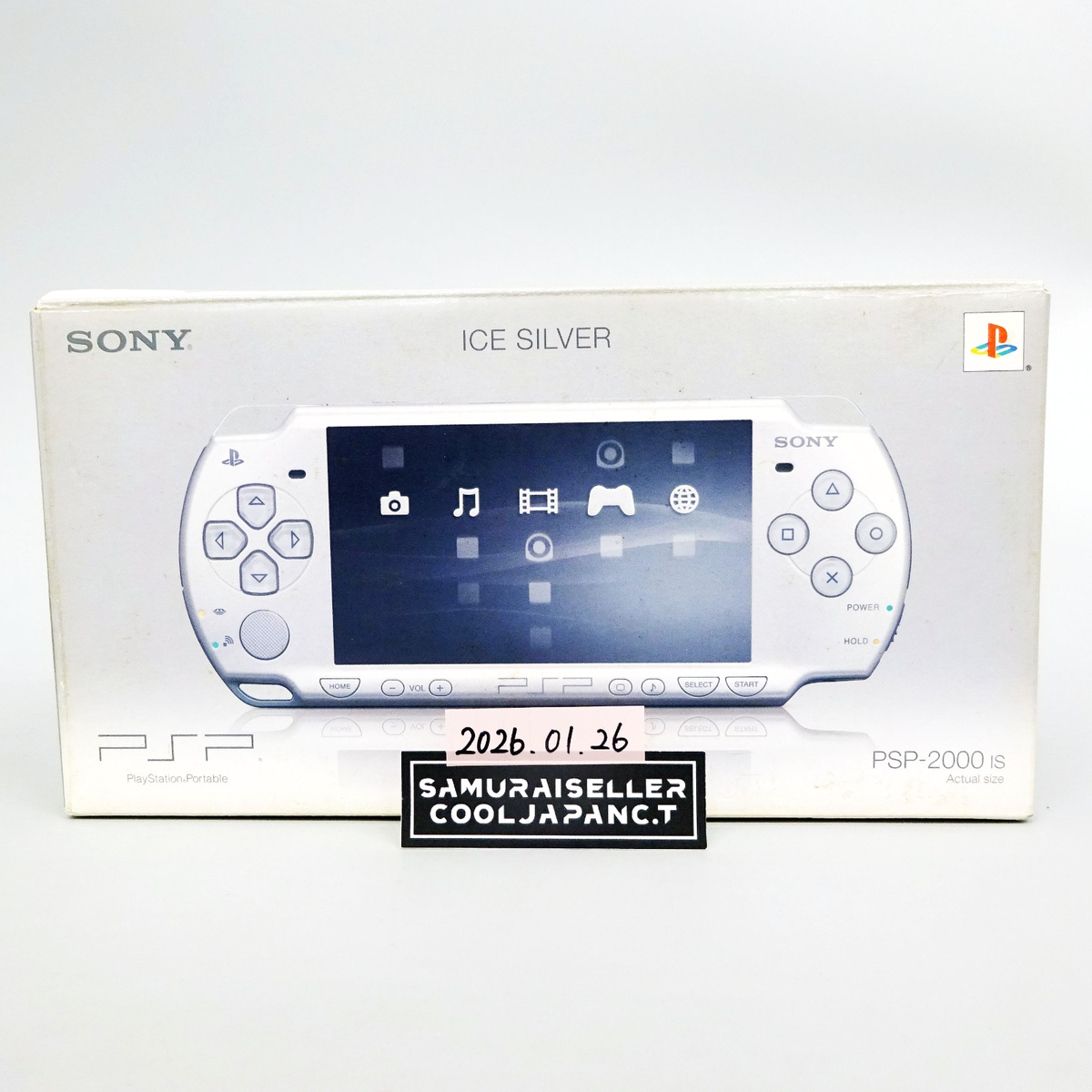 SONY PSP Playstation Portable Console Ice Silver PSP-2000 IS Japan