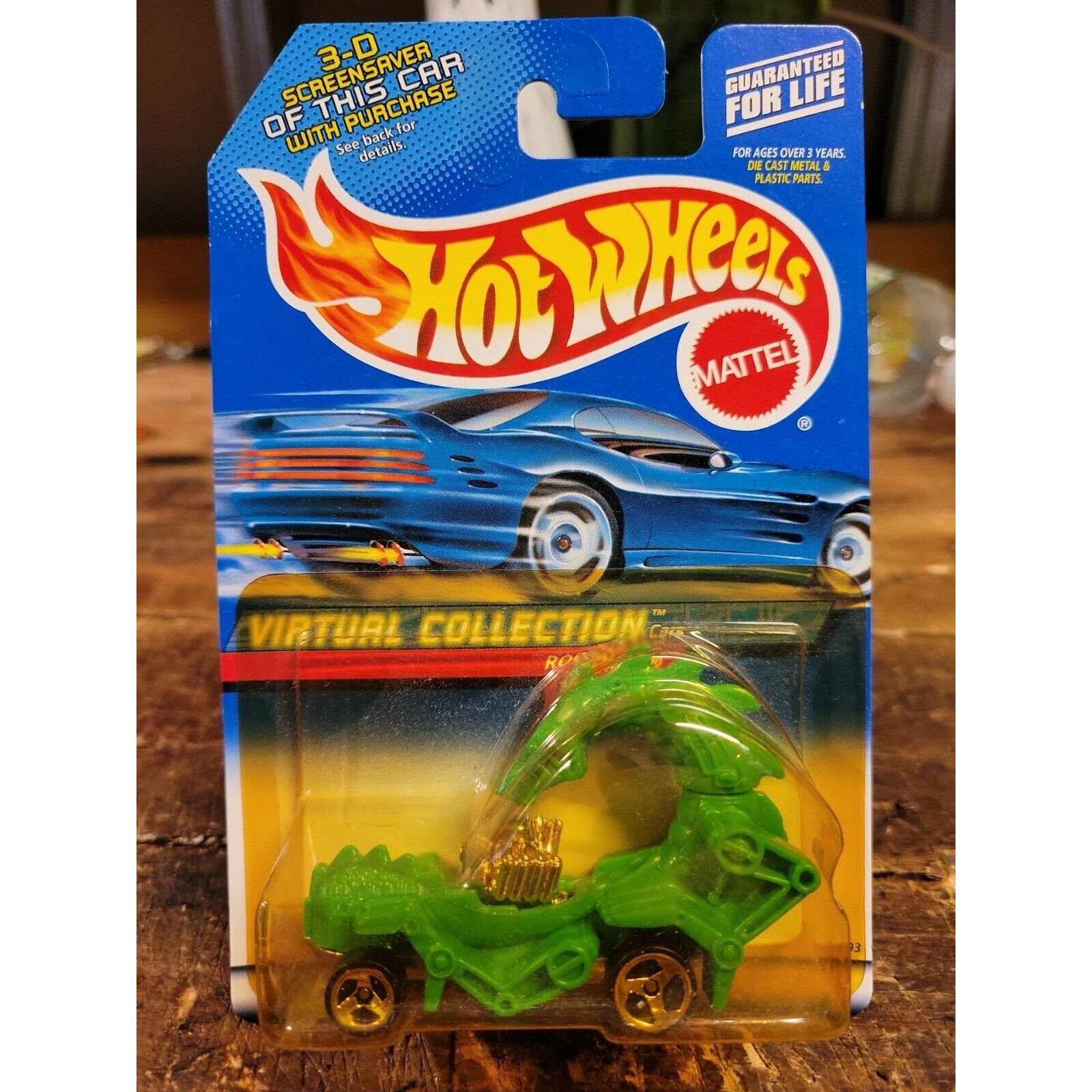 Vintage 2000 Hot Wheels #126 - Virtual Collection - Rodzilla