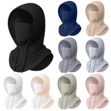 Summer Cooling Balaclava Mask UV Protection Face Cover Hood for Men Women Cyc...
