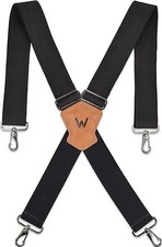 WELKINLAND 2Inch-Wide Heavy Duty Work Suspenders for Men