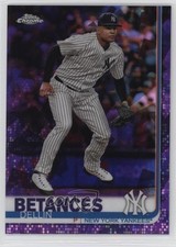 2019 Topps Chrome Sapphire Edition Purple 10/10 Dellin Betances #505 v7j