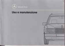 MERCEDES S124 Uso e manutenzione 1992 Manuale Manuale E-Kl. BA