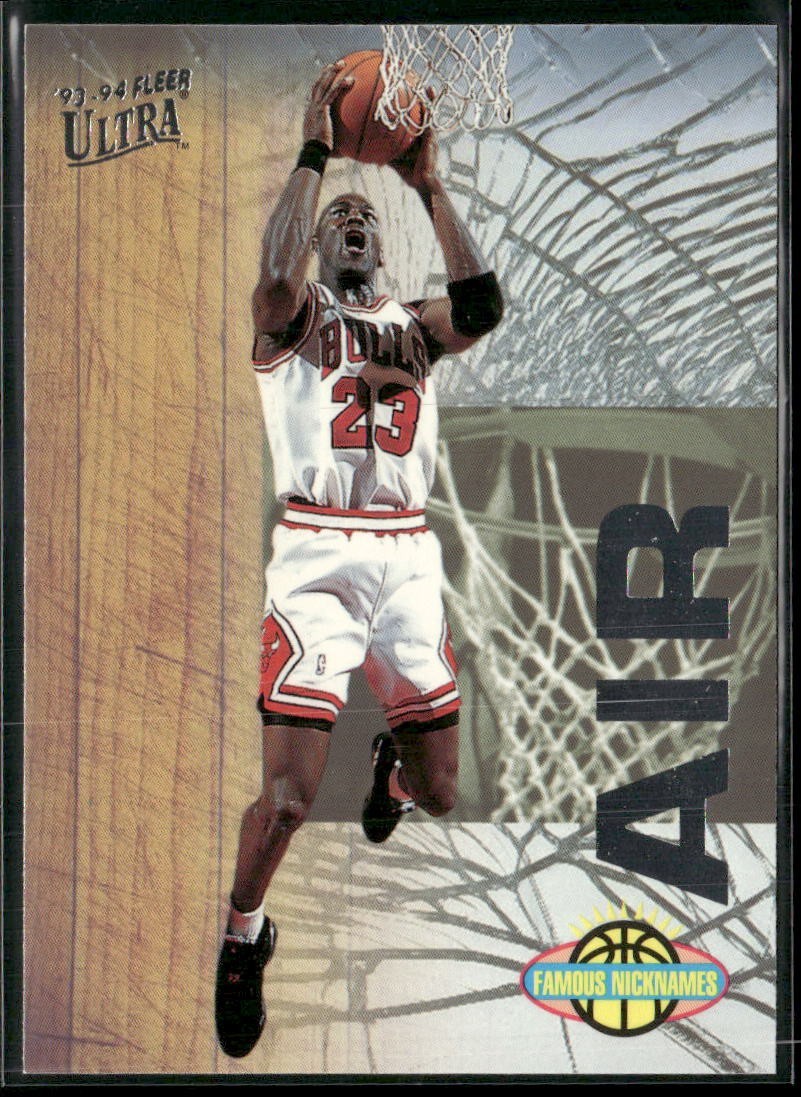 1993-94 Fleer Ultra Michael Jordan Famous Nicknames AIR #7 Chicago Bulls