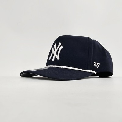 47×MLB×Helinox New York Yankees New York Yankees MLB '47 Brand Hitch Navy Rope Adjustable Mens Hat