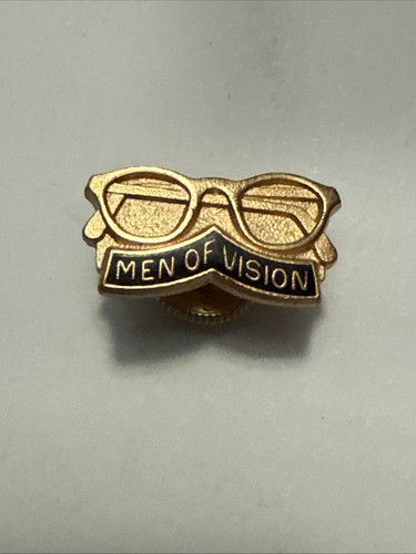 Vintage MEN OF VISION Lapel Pin Tie Tack Optometrist Eye Doctor
