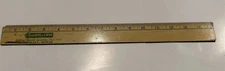 Vintage Lewers & Cooke 15” Ruler. Honolulu Hawaii. Building Material Specialist