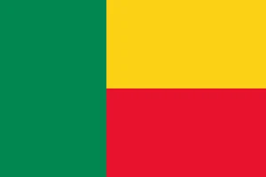 Benin Flag Self Adhesive Sticker