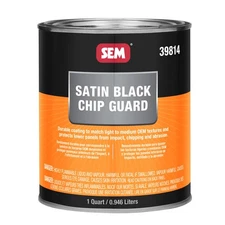 SEM Chip Guard, Protects Vulnerable Panels, Satin Black, 1 Quart