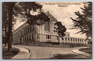 University of California Berkeley Library Associated Students' Store Postcard