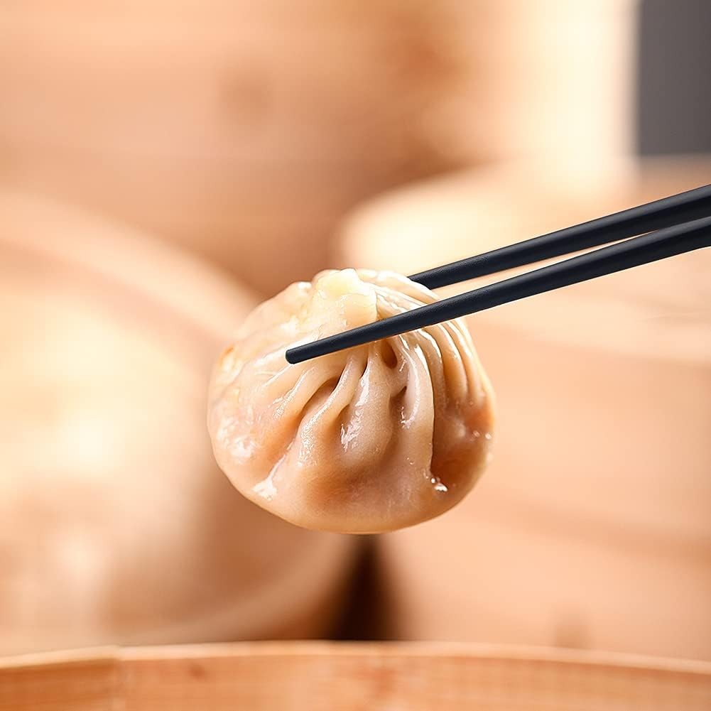 YFWOOD 5 Pairs Fiberglass Chopsticks - Reusable Japanese/Chinese Chopsticks, Non