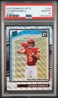 2024 PANINI DONRUSS OPTIC WAVE #248 JAYDEN DANIELS ROOKIE RC 64/300 PSA 10