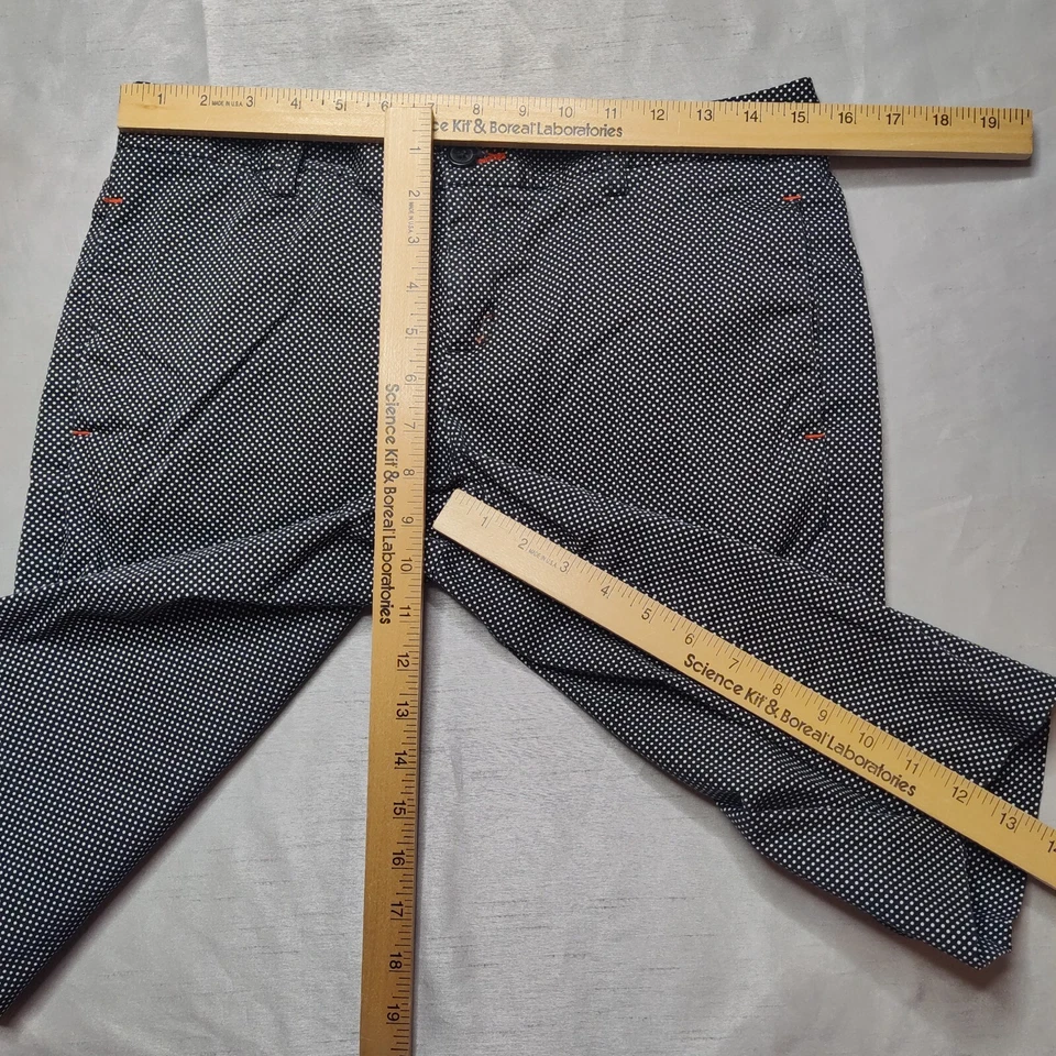 Pantalones Cortos Bermudas TOMMY HILFIGER Mujer Talla 4 Negro Blanco PINDOT GEO AOP 12" Foto 3 de 4
