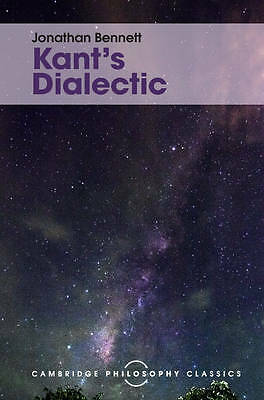 Kant's Dialectic Bennett Hardback Cambridge University Press 9781107140578