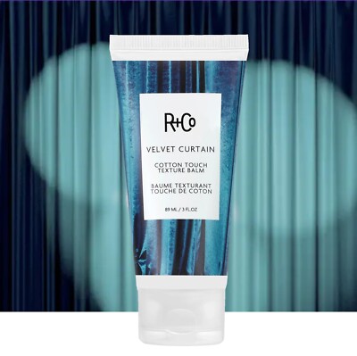 R+Co Velvet Curtain Cotton Touch Texture Balm 3 oz Sealed