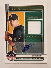DORAN BIBIS 2023 Panini Stars & Stripes WORLD CUP JERSEY AUTO 1/72 South Africa
