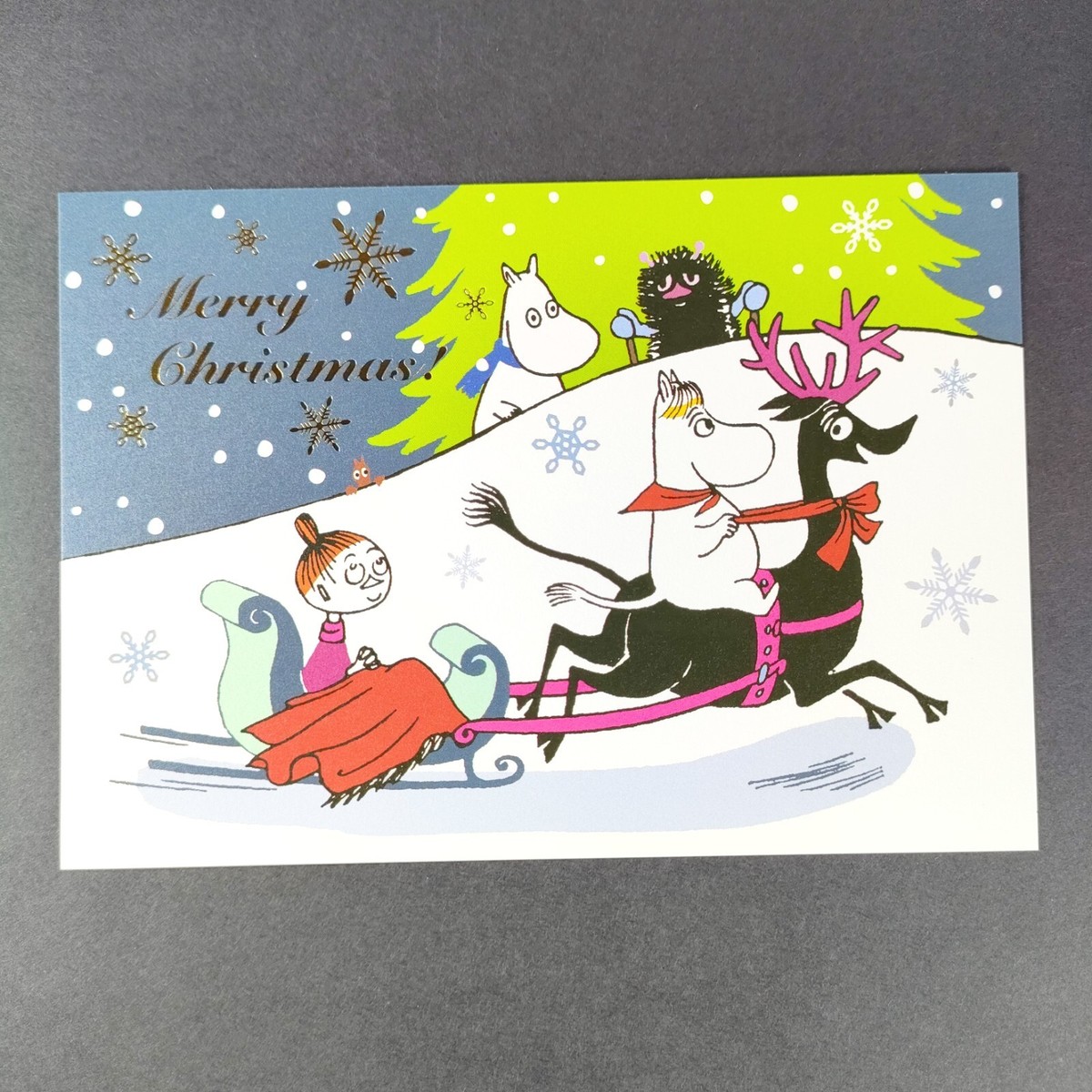 Moomin Christmas Postcard Japanese Rare From Japan F/S | eBay