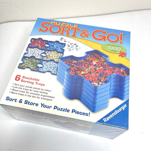 Brand New! Sort Ravensburger & Puzzle Go Stackable Jigsaw Sorting Trays - Picture 6 of 6