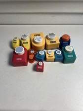 Lot Of 12 Punch Bunch and EK Paper Punch Foot Prints Assorted Scrapbooking Cards