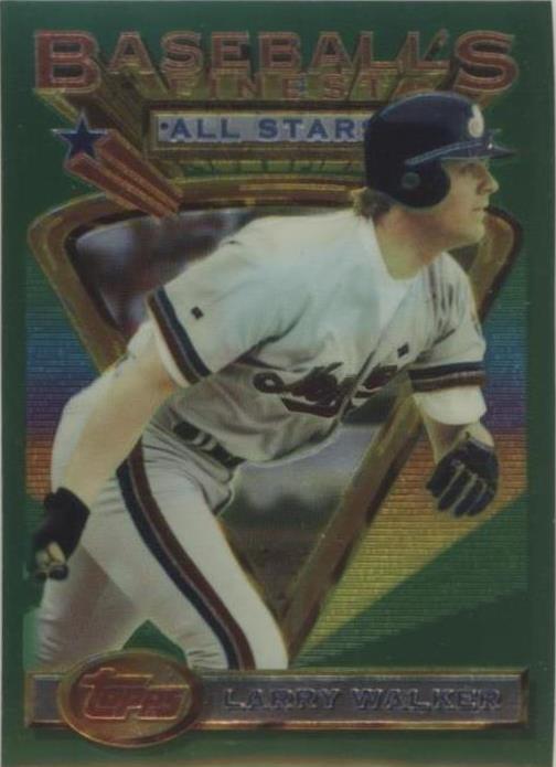 1993 Topps Finest - Larry Walker #97 - 1 of 1