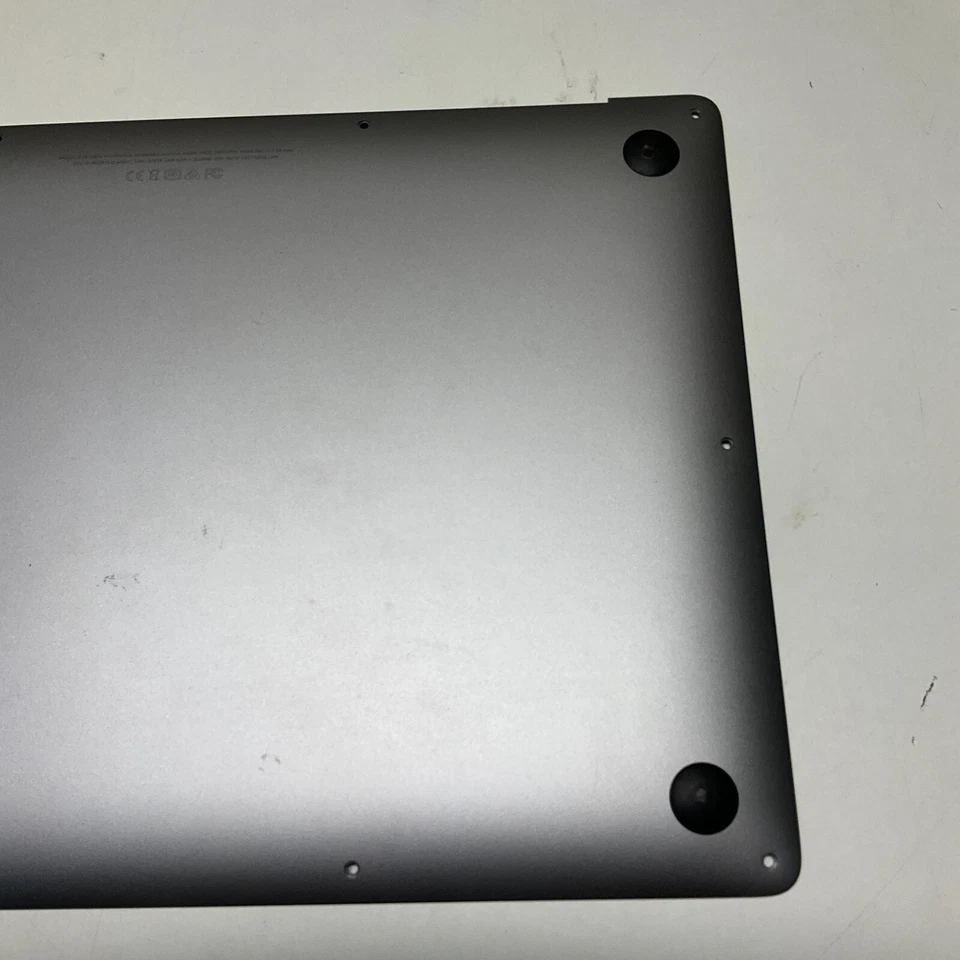 Macbook Air 13" A1932 2018 2019 Bottom BASE Case COVER 613-10545-07 *SPACE GRAY* - Image 3 of 4