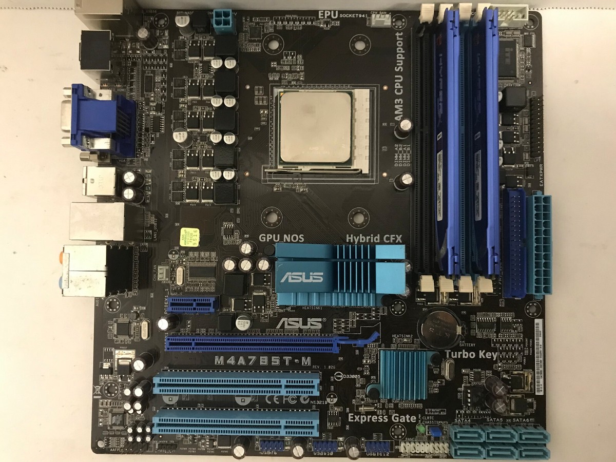 Amd Cpu Socket 941 Processors ASUS M4A785T-M Motherboard