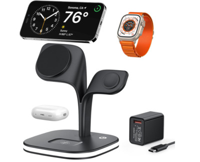 Wireless Charging Station for Magsafe Charger,Charging Station for Multiple D...