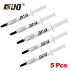 5X 6g Gray Cooling Thermal Grease Cpu Gpu Vga Led Paste Compound In Syringe