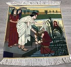 Item photo. Show Listing Details page. Listing hand knotted Picture Rug, Queen of Egypt and Moses, proximally 3' x 3'