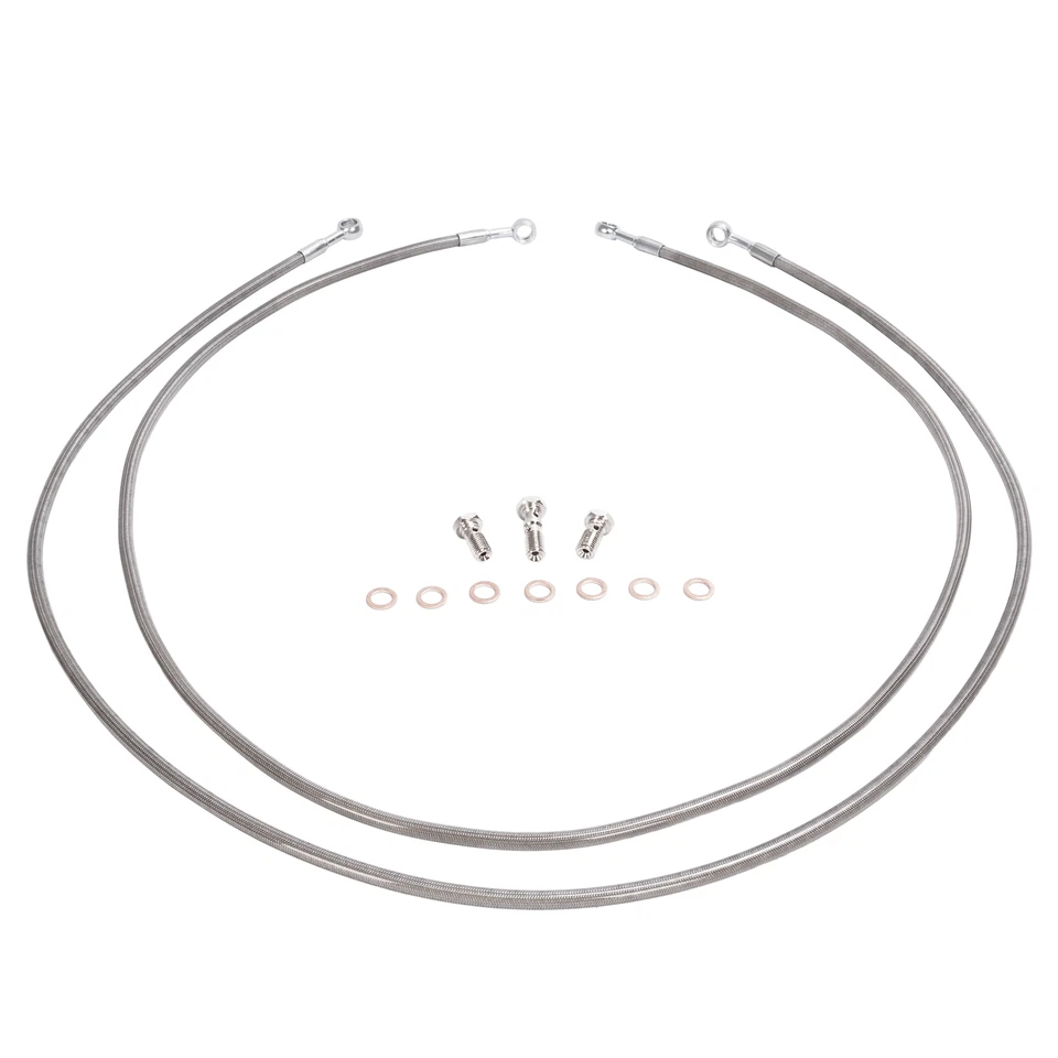 Brake Lines + 3" For Yamaha Raptor 125/250 Raptor 350 04-13 Warrior 350 87-04 - Image 3 of 4