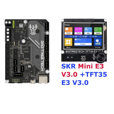 BIGTREETECH 3D Drucker Mainboard SKR Mini E3 V3.0 + TFT35 E3 V3.0 Bildschirm Onboa
