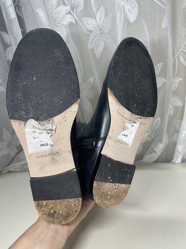 Botas de montar COLE HAAN W00609 para mujer negras-marrones en tono rigby talla 8,5 B - Imagen 6 de 12