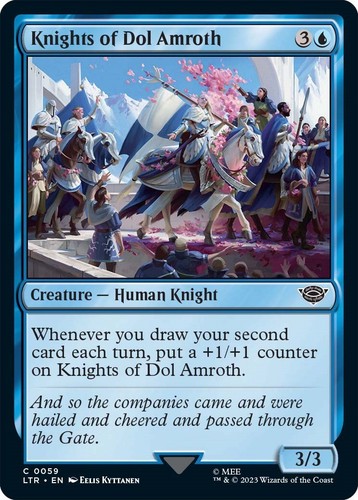 MTG Dol Amroth Minamo, School at Water's Edge Surge Foil Lord of