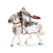 Schleich World of History Exclusive Red Griffin Knight on Horse w/ Flail 72033