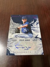 2018 Panini Diamond Kings DK Signatures Purple /20 Felix Jorge Rookie Auto RC